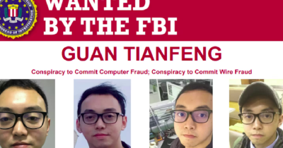 Ofrece FBI recompensa de 10 millones de dólares para localizar a hacker chino