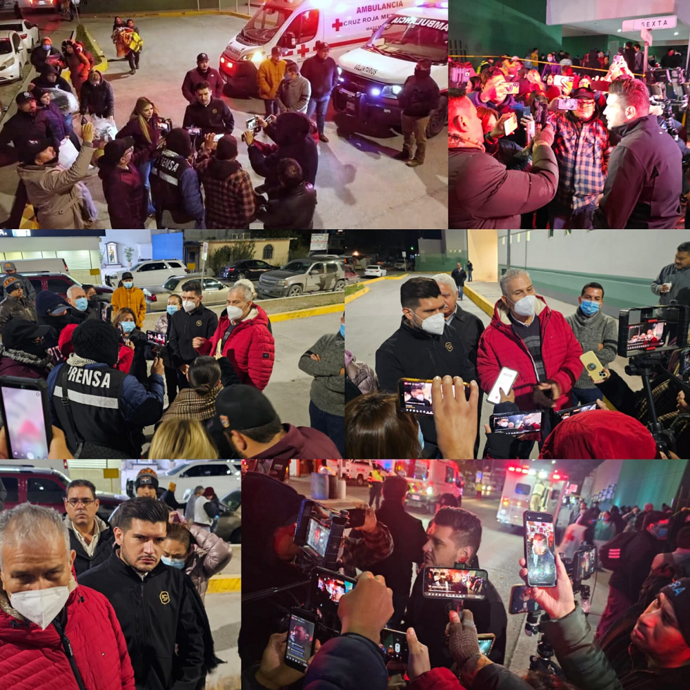 Respuesta inmediata de autoridades ante incendio en hospital del IMSS en Matamoros