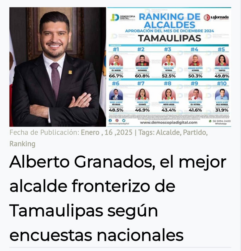 Se consolida liderazgo del Licenciado Granados
